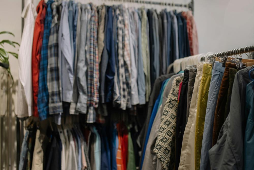 organized wardrobe